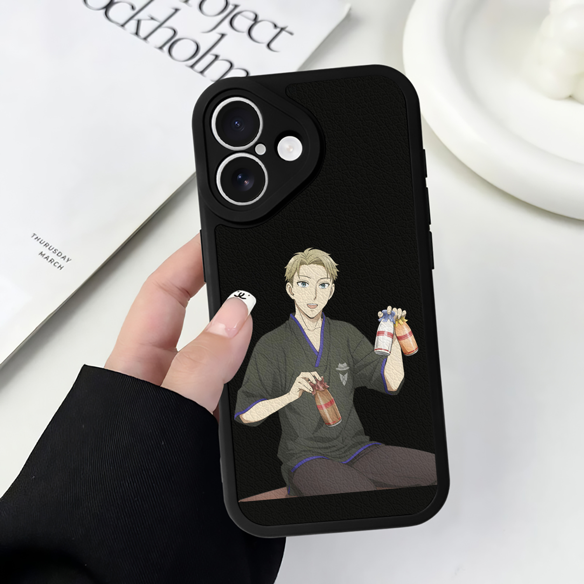 （画像用） SPY×FAMILY间谍家家酒 【iPhone 16シリーズ対応】シリコンスマホケース（レザー調） 材質：シリコン